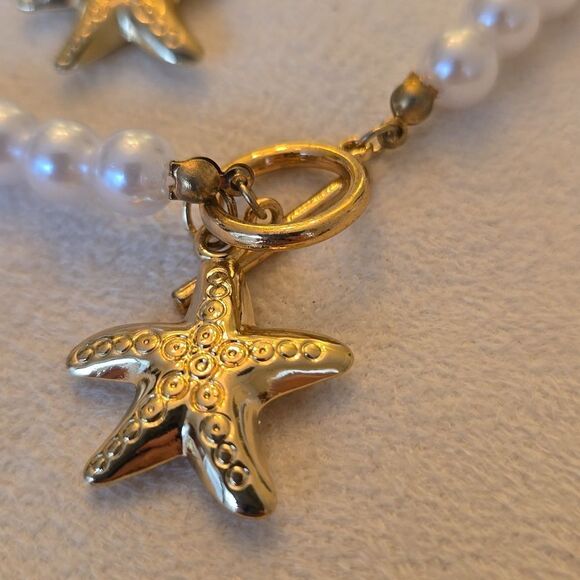 Starfish necklace and bracelet set - Picture 2 of 11
